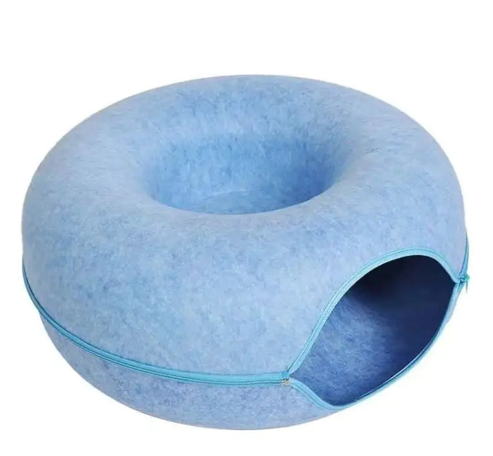 Four Seasons Available Cat Round Felt Pet Nest