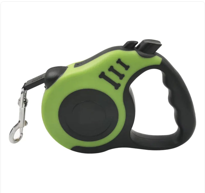 Pet Automatic Retractable Leash with Bone Print