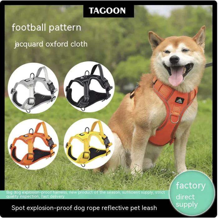 Reflective Dog Harness with Leash