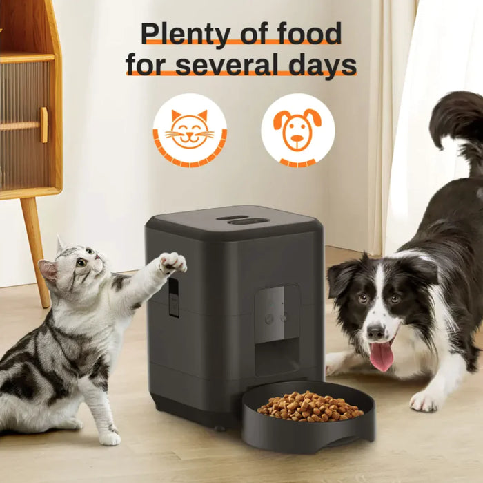 Intelligent Remote-Controlled Automatic Pet Feeder with Timed and Quantitative Feeding