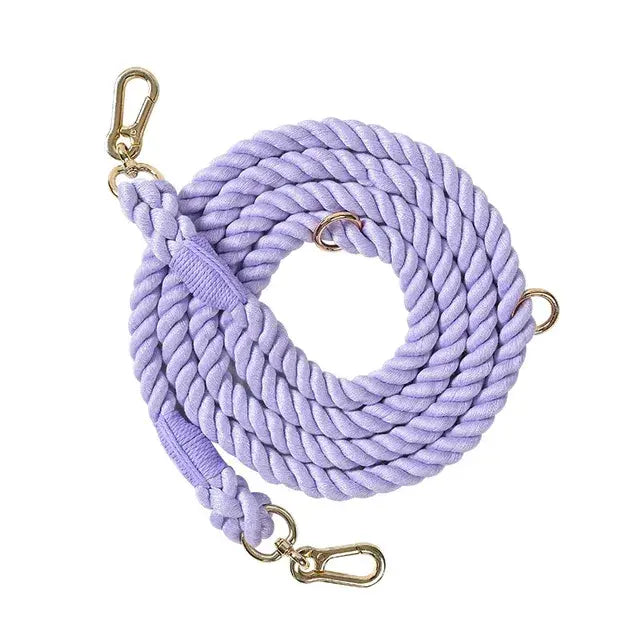 Handmade Braided Cotton Rope Dog Leash