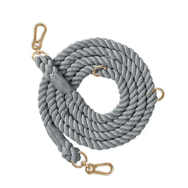 Handmade Braided Cotton Rope Dog Leash